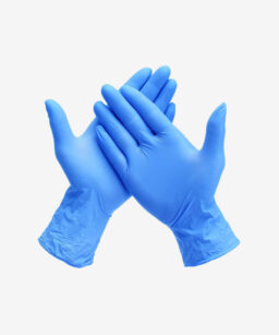Blue Disposable Nitrile Examination Gloves